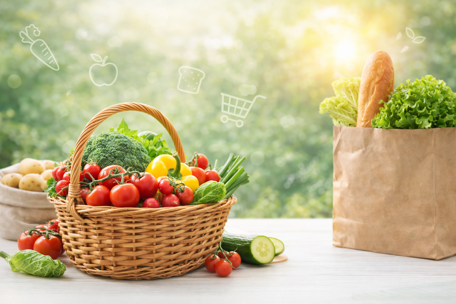 Čerstvé potraviny a nákup